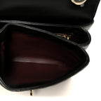 Lambskin Quilted Small Trendy CC Dual Handle Flap Bag Black