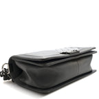 Lambskin Chevron Quilted Medium Boy Flap Grey