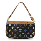 Monogram Multicolor Pochette Accessories Black