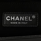 Lambskin Quilted New Medium Boy Flap Black