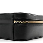 Caviar Quilted Medium CC Filigree Vanity Case Black