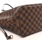 Damier Ebene Neo Neverfull MM Rose Ballerine