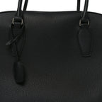 Matte Grained Calfskin India 15.75 Black