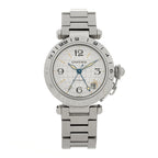 Stainless Steel 35mm Pasha GMT Automatic Watch