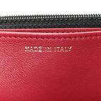 Lambskin Quilted Pearl Crown Wallet On Chain WOC Black