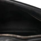 Calfskin Matelasse Monochrome Small GG Marmont Chain Shoulder Bag Black