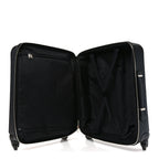 GG Supreme Monogram Azalea Calfskin Retro Interlocking G Small Savoy Cabin Trolley Black