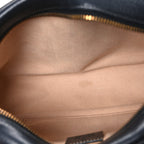 Calfskin Matelasse Small GG Marmont Chain Shoulder Bag Black