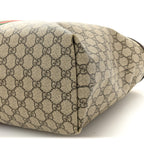 GG Supreme Monogram Medium Ophidia Shopping Tote Brown