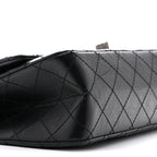 Aged Calfskin Quilted 2.55 Reissue 225 Flap Black