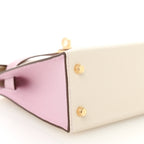 Epsom Horseshoe Mini Kelly Sellier 20 Craie Mauve Sylvestre