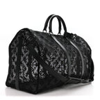 Monogram See Through Keepall Bandouliere 50 Black