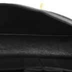 Caviar Quilted Small Double Flap Black