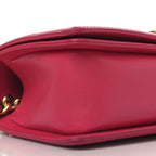 Lambskin Quilted Medium Boy Flap Fuchsia