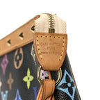 Monogram Multicolor Pochette Accessories Black