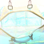 PVC Monogram Keepall Bandouliere 50 Iridescent Prism