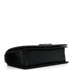 Caviar Quilted Medium Boy Flap Black