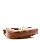 New Canvas Charisma Calfskin Crystal GG Monogram Mini Jackie 1961 Hobo Camel Ebony