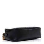 Calfskin Matelasse Small GG Marmont Chain Shoulder Bag Black