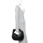 Nappa Intrecciato Teen Jodie Hobo Black
