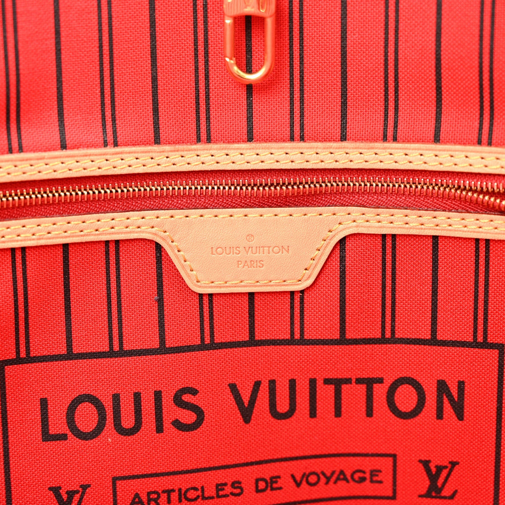 Monogram Neo Neverfull MM Cherry