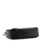 Lambskin Quilted Medium Chanel 19 Flap Black