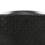 Guccissima Zip Pouch Wristlet Black