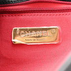 Lambskin Quilted Large Chanel 19 Flap Black