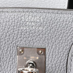 Togo Birkin 25 Gris Pantin
