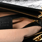 Guccissima Signature Medium Shoulder Tote Bag Black
