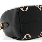 Empreinte Monogram Giant Speedy Bandouliere 25 Black Beige