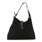 Monogram Large Jackie O Hobo Black