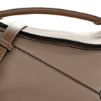 Grained Calfskin Small Puzzle Bag Sand Mink