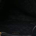 Shiny Calfskin Quilted Chanel 22 Black