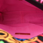 Fabric Printed Medium Chanel 19 Flap Black Multicolor