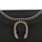 Calfskin Super Mini Dionysus Shoulder Bag Black