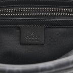 Soft GG Supreme Monogram Web Belt Bag Black Grey