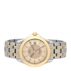 Stainless Steel 18K Yellow Gold 36mm Seamaster 120M Quartz Watch Silver 396.1501