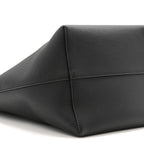 Grained Calfskin Medium N/S Park Tote Black