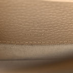 GG Supreme Monogram Textured Dollar Calfskin Mini Retro Interlocking G Flap Shoulder Bag Beige Mystic White Oatmeal