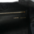 Mellow Nappa Small Monochrome Squeeze Bag Black
