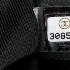 Calfskin Crochet Medium Chanel 19 Flap Black