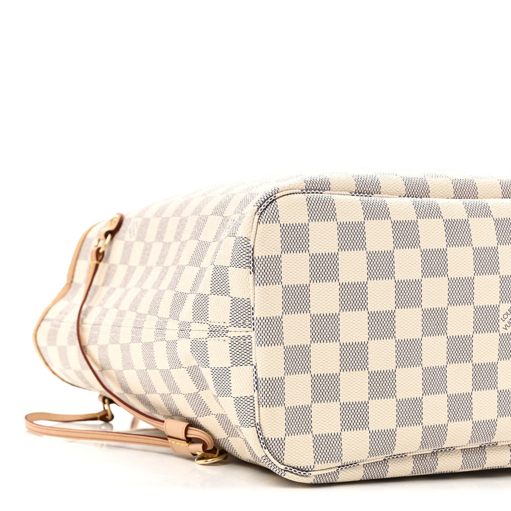 Damier Azur Neo Neverfull MM Rose Ballerine