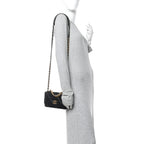 Lambskin Quilted Chanel 19 Wallet On Chain WOC Black
