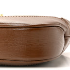 GG Supreme Monogram Azalea Calfskin Web Mini Jackie 1961 Hobo Beige Ebony Brown Sugar