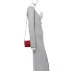 Guccissima Mini Cherry Chain Bag Hibiscus Red