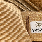 Metallic Goatskin Quilted Medium Chanel 19 Flap Gold