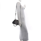 Saddle Calfskin Mini Devon Bag Black