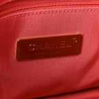 Sequin Quilted Medium Chanel 19 Flap Coral