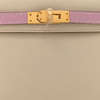 Epsom Horseshoe Mini Kelly Sellier 20 Craie Mauve Sylvestre